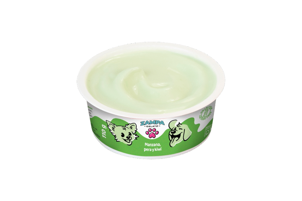 Helado de Manzana, pera y kiwi para perros — Zampa Gelato